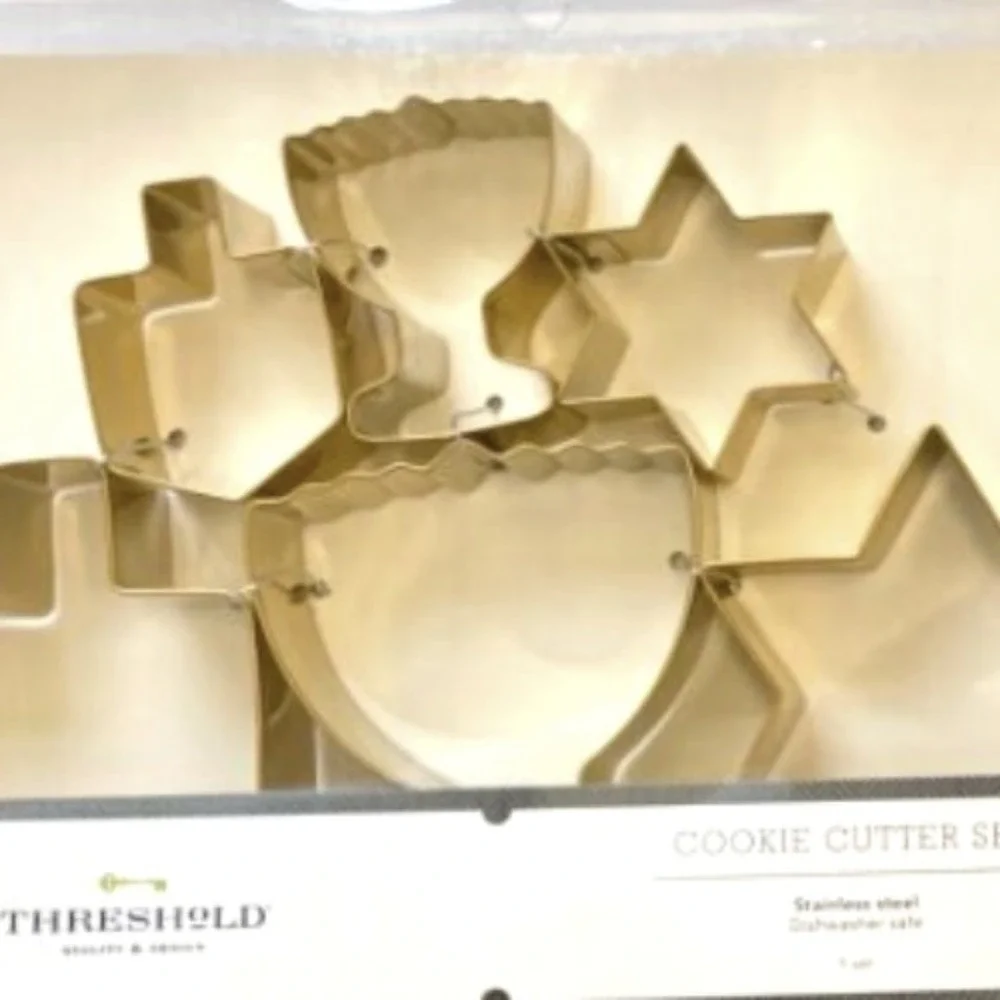 Hanukah 6pk Cookie Cutter Set Brass by Threshold™‎